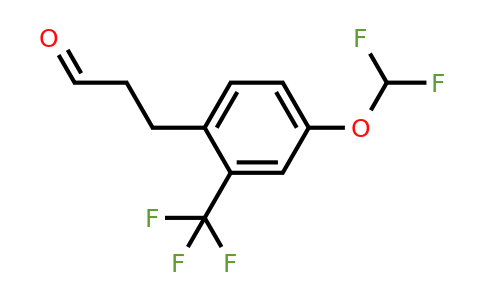 1261851-61-9 | 3-(4'-(Difluoromethoxy)-2'-(trifluoromethyl)phenyl)propionaldehyde