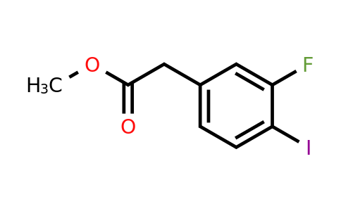 1261852-04-3 | Methyl 3-fluoro-4-iodophenylacetate