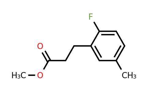 1261852-08-7 | Methyl 3-(2'-fluoro-5'-methylphenyl)propionate