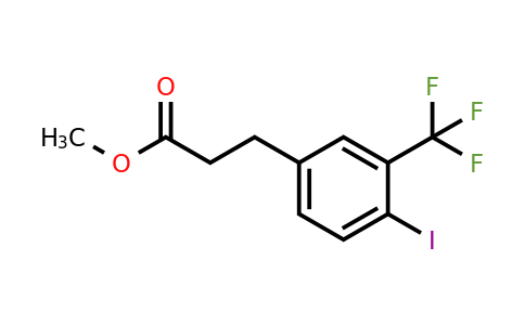 1261852-34-9 | Methyl 3-(4'-iodo-3'-(trifluoromethyl)phenyl)propionate