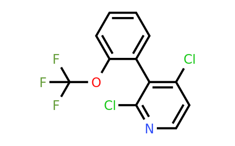1261853-03-5 | 2,4-Dichloro-3-(2-(trifluoromethoxy)phenyl)pyridine