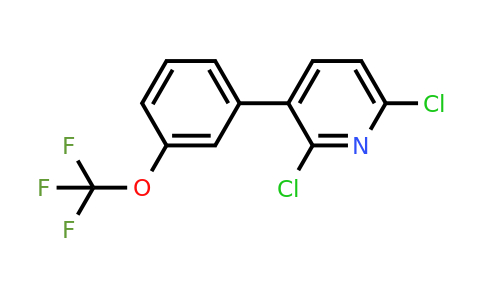 1261853-07-9 | 2,6-Dichloro-3-(3-(trifluoromethoxy)phenyl)pyridine