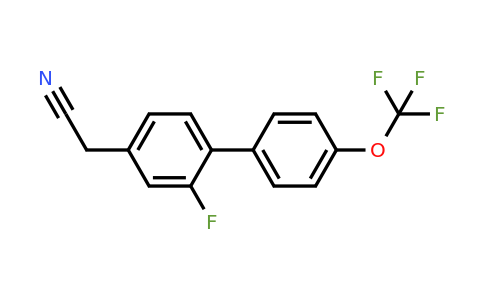 1261853-25-1 | 2-Fluoro-4'-(trifluoromethoxy)biphenyl-4-acetonitrile