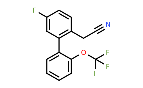1261853-30-8 | 5-Fluoro-2'-(trifluoromethoxy)biphenyl-2-acetonitrile