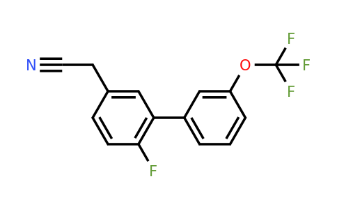 1261853-35-3 | 6-Fluoro-3'-(trifluoromethoxy)biphenyl-3-acetonitrile