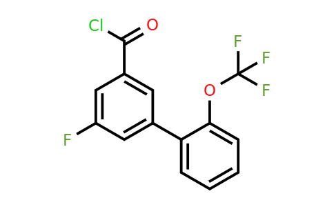 1261853-53-5 | 5-Fluoro-2'-(trifluoromethoxy)biphenyl-3-carbonyl chloride