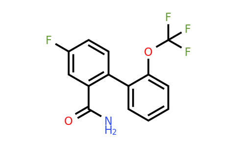 1261853-61-5 | 4-Fluoro-2'-(trifluoromethoxy)biphenyl-2-carboxylic acid amide