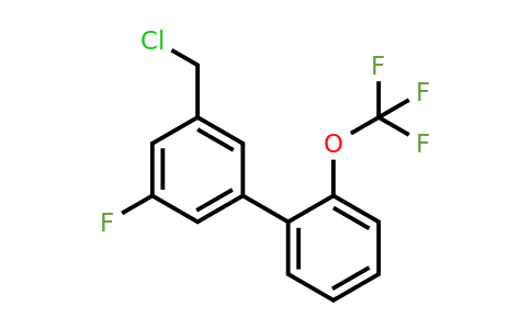 3-Chloromethyl-5-fluoro-2'-(trifluoromethoxy)biphenyl