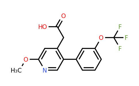1261853-88-6 | 2-Methoxy-5-(3-(trifluoromethoxy)phenyl)pyridine-4-acetic acid