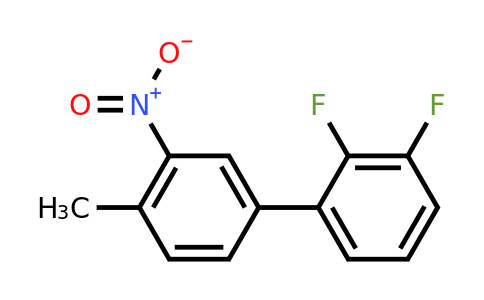1261853-91-1 | 2,3-Difluoro-4'-methyl-3'-nitrobiphenyl