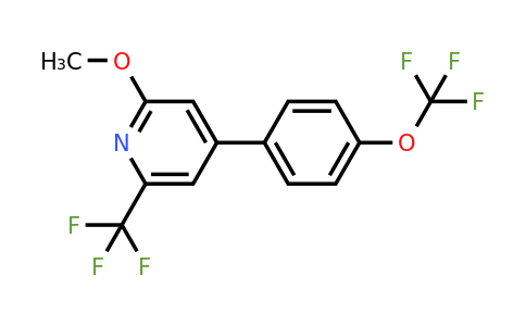 1261854-22-1 | 2-Methoxy-4-(4-(trifluoromethoxy)phenyl)-6-(trifluoromethyl)pyridine