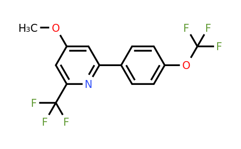1261854-29-8 | 4-Methoxy-2-(4-(trifluoromethoxy)phenyl)-6-(trifluoromethyl)pyridine