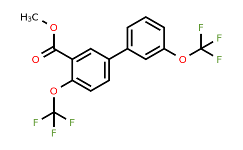 1261854-60-7 | Methyl 4,3'-bis(trifluoromethoxy)biphenyl-3-carboxylate