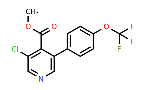 1261854-64-1 | Methyl 3-chloro-5-(4-(trifluoromethoxy)phenyl)isonicotinate
