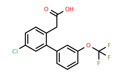 1261854-70-9 | 5-Chloro-3'-(trifluoromethoxy)biphenyl-2-acetic acid