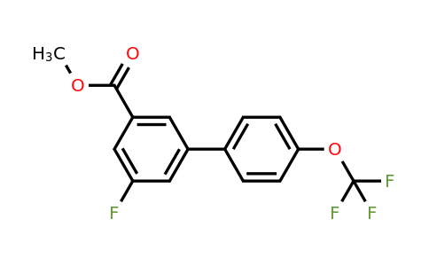 1261855-09-7 | Methyl 5-fluoro-4'-(trifluoromethoxy)biphenyl-3-carboxylate