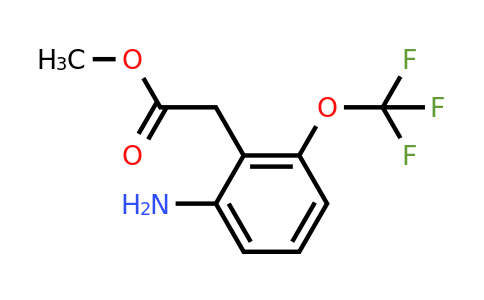 1261855-14-4 | Methyl 2-amino-6-(trifluoromethoxy)phenylacetate