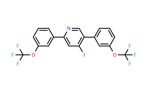 1261855-29-1 | 2,5-Bis(3-(trifluoromethoxy)phenyl)-4-iodopyridine