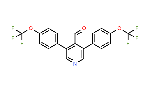 1261855-41-7 | 3,5-Bis(4-(trifluoromethoxy)phenyl)isonicotinaldehyde