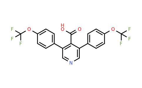 1261855-45-1 | 3,5-Bis(4-(trifluoromethoxy)phenyl)isonicotinic acid