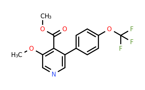 1261855-65-5 | Methyl 3-methoxy-5-(4-(trifluoromethoxy)phenyl)isonicotinate