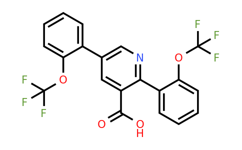 1261855-68-8 | 2,5-Bis(2-(trifluoromethoxy)phenyl)nicotinic acid
