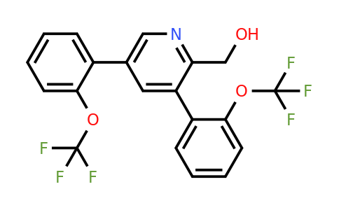 1261855-82-6 | 3,5-Bis(2-(trifluoromethoxy)phenyl)pyridine-2-methanol