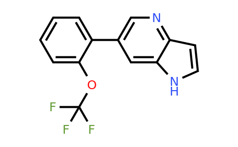 1261855-88-2 | 6-(2-(Trifluoromethoxy)phenyl)-1H-pyrrolo[3,2-b]pyridine