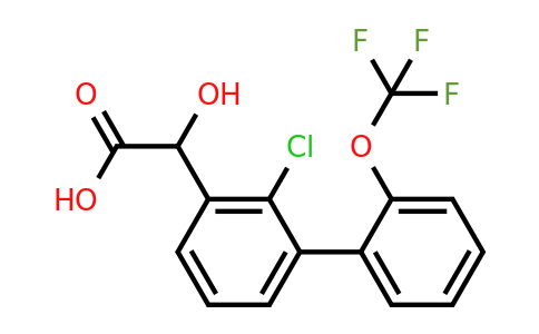 1261855-97-3 | (2-Chloro-2'-(trifluoromethoxy)biphenyl-3-yl)-hydroxyacetic acid