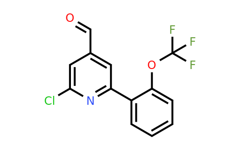 1261856-08-9 | 2-Chloro-6-(2-(trifluoromethoxy)phenyl)isonicotinaldehyde