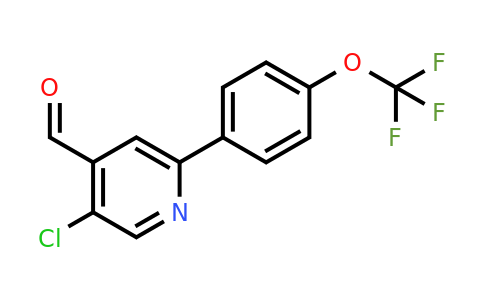 1261856-10-3 | 5-Chloro-2-(4-(trifluoromethoxy)phenyl)isonicotinaldehyde