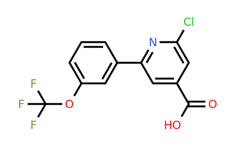 1261856-14-7 | 2-Chloro-6-(3-(trifluoromethoxy)phenyl)isonicotinic acid