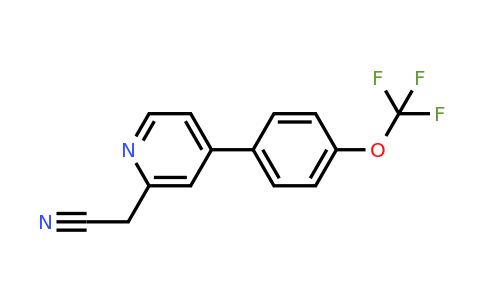 1261856-18-1 | 4-(4-(Trifluoromethoxy)phenyl)pyridine-2-acetonitrile