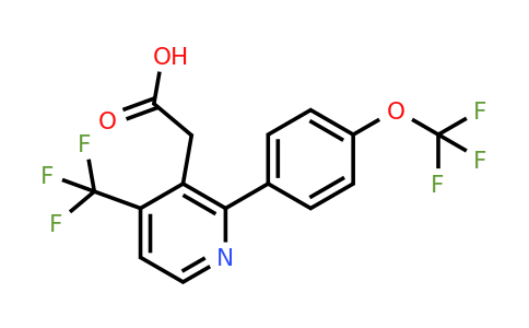 1261856-44-3 | 2-(4-(Trifluoromethoxy)phenyl)-4-(trifluoromethyl)pyridine-3-acetic acid