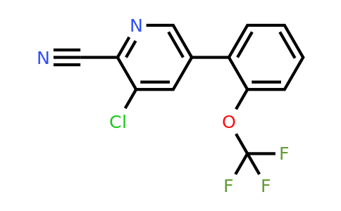 1261856-59-0 | 3-Chloro-5-(2-(trifluoromethoxy)phenyl)picolinonitrile