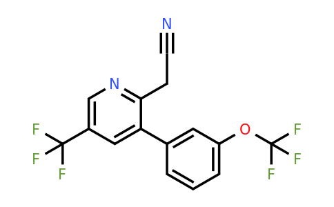 1261856-65-8 | 3-(3-(Trifluoromethoxy)phenyl)-5-(trifluoromethyl)pyridine-2-acetonitrile