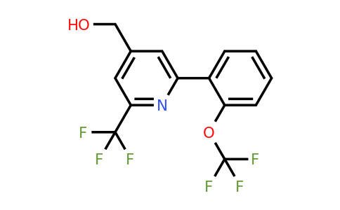 1261856-74-9 | 2-(2-(Trifluoromethoxy)phenyl)-6-(trifluoromethyl)pyridine-4-methanol