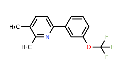 1261857-09-3 | 2,3-Dimethyl-6-(3-(trifluoromethoxy)phenyl)pyridine