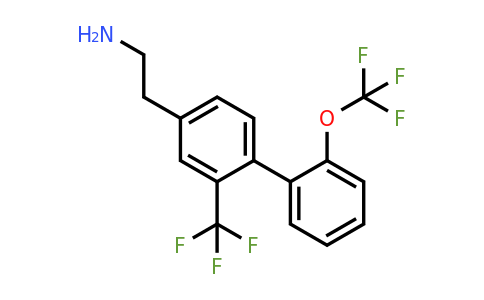 1261857-12-8 | 2'-(Trifluoromethoxy)-2-(trifluoromethyl)biphenyl-4-ethylamine