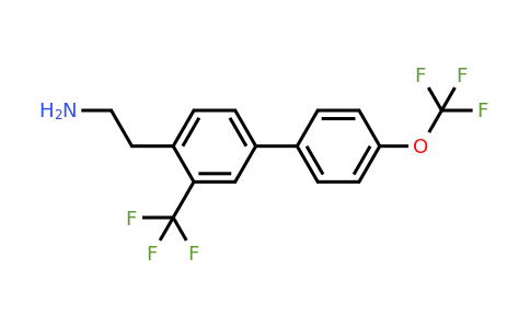 1261857-19-5 | 4'-(Trifluoromethoxy)-3-(trifluoromethyl)biphenyl-4-ethylamine
