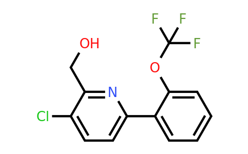 1261857-27-5 | 3-Chloro-6-(2-(trifluoromethoxy)phenyl)pyridine-2-methanol