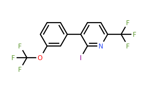 1261857-36-6 | 2-Iodo-3-(3-(trifluoromethoxy)phenyl)-6-(trifluoromethyl)pyridine