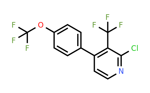1261857-39-9 | 2-Chloro-4-(4-(trifluoromethoxy)phenyl)-3-(trifluoromethyl)pyridine