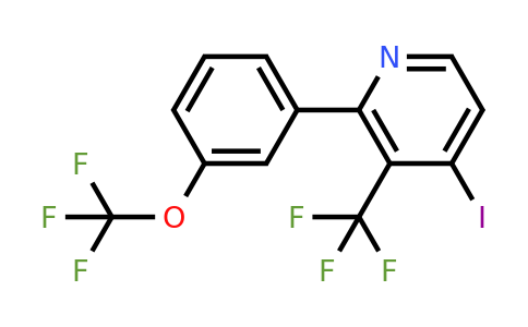 1261857-49-1 | 4-Iodo-2-(3-(trifluoromethoxy)phenyl)-3-(trifluoromethyl)pyridine