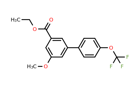 1261857-70-8 | Ethyl 5-methoxy-4'-(trifluoromethoxy)biphenyl-3-carboxylate