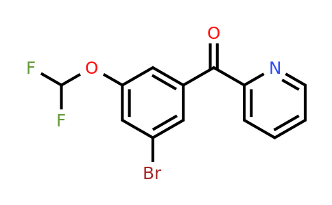 1261858-13-2 | 2-(3-Bromo-5-(difluoromethoxy)benzoyl)pyridine