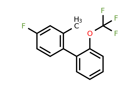 1261858-16-5 | 4-Fluoro-2-methyl-2'-(trifluoromethoxy)biphenyl