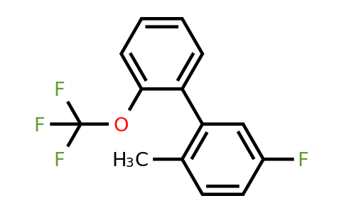 1261858-20-1 | 5-Fluoro-2-methyl-2'-(trifluoromethoxy)biphenyl