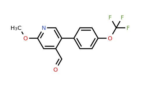 1261858-21-2 | 2-Methoxy-5-(4-(trifluoromethoxy)phenyl)isonicotinaldehyde