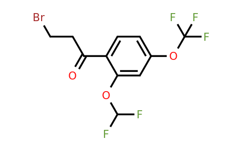 1261859-72-6 | 3-Bromo-2'-(difluoromethoxy)-4'-(trifluoromethoxy)propiophenone